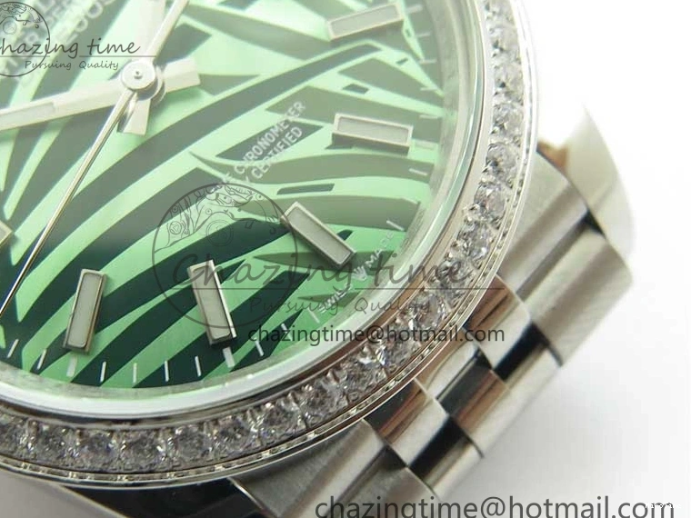 MiroTime 0501 DateJust 36 SS 126284 BP Maker 1:1 Best Edition New Green Dial on Jubilee Bracelet Sleek 2522